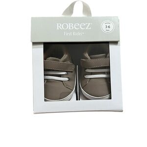 Robeez Tan Baby Walker Shoes